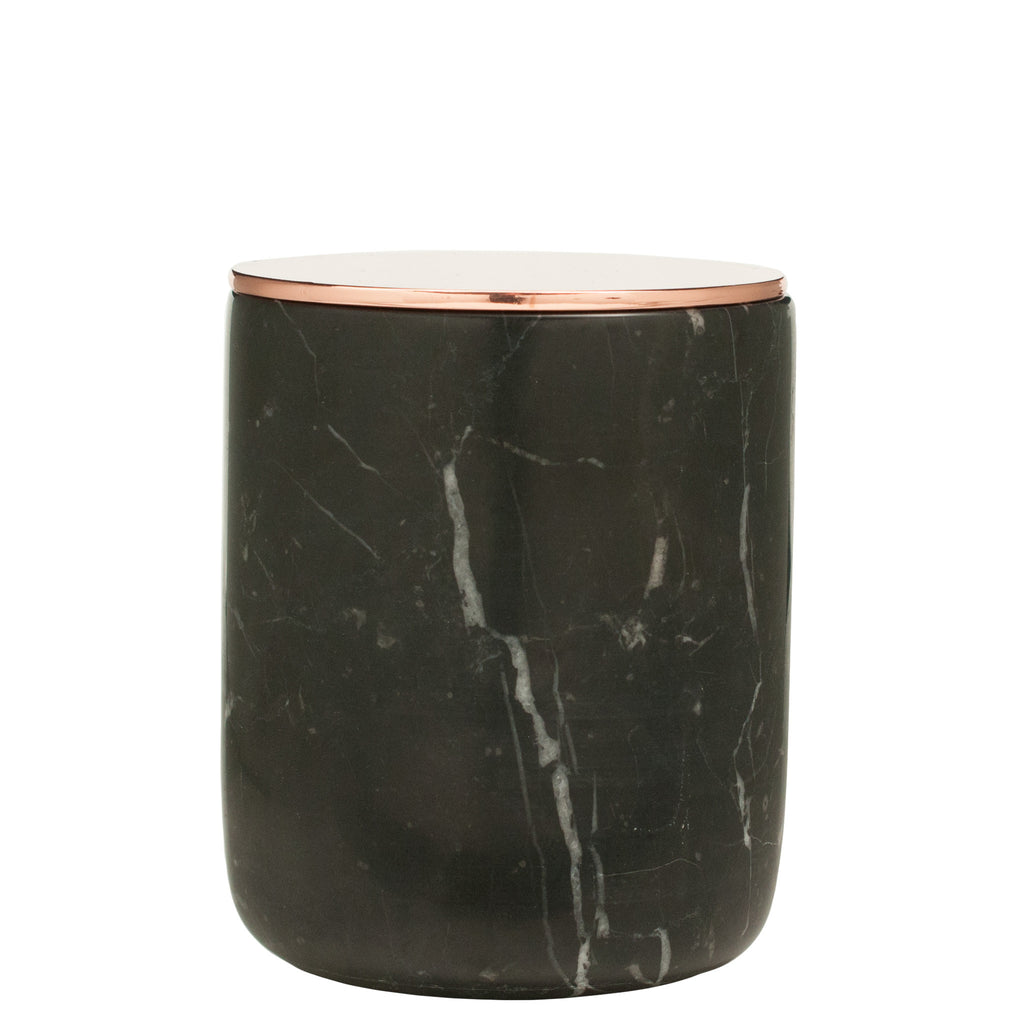 The Luxuriate: Salted Caramel Black Marble Candle With Gold Lid - Luxe Gifts™
 - 1