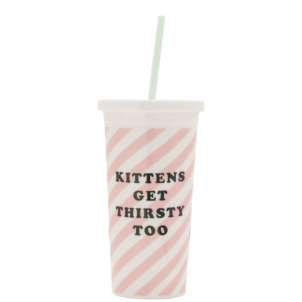 Ban.do: Kittens Get Thirsty Sip Sip Tumbler - Luxe Gifts™
 - 1