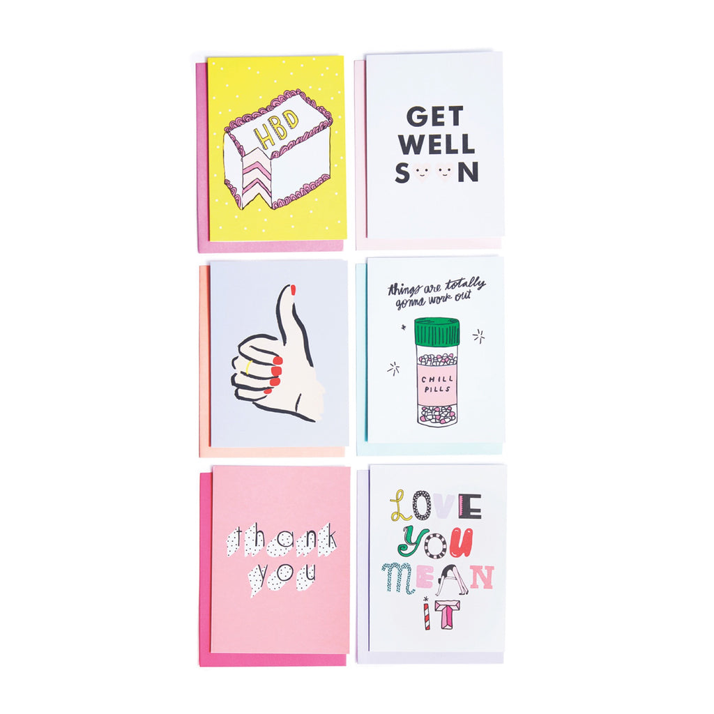 Ban.do Hey Girl Hey Greeting Card Set - Luxe Gifts™
 - 1