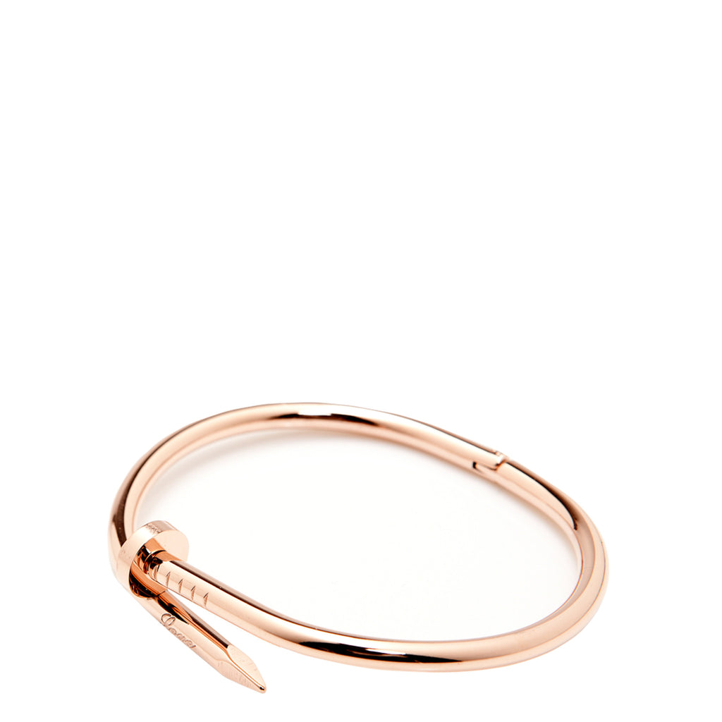 The Peach Box: Twisted Nail Bangle Rose Gold - Luxe Gifts™
 - 1