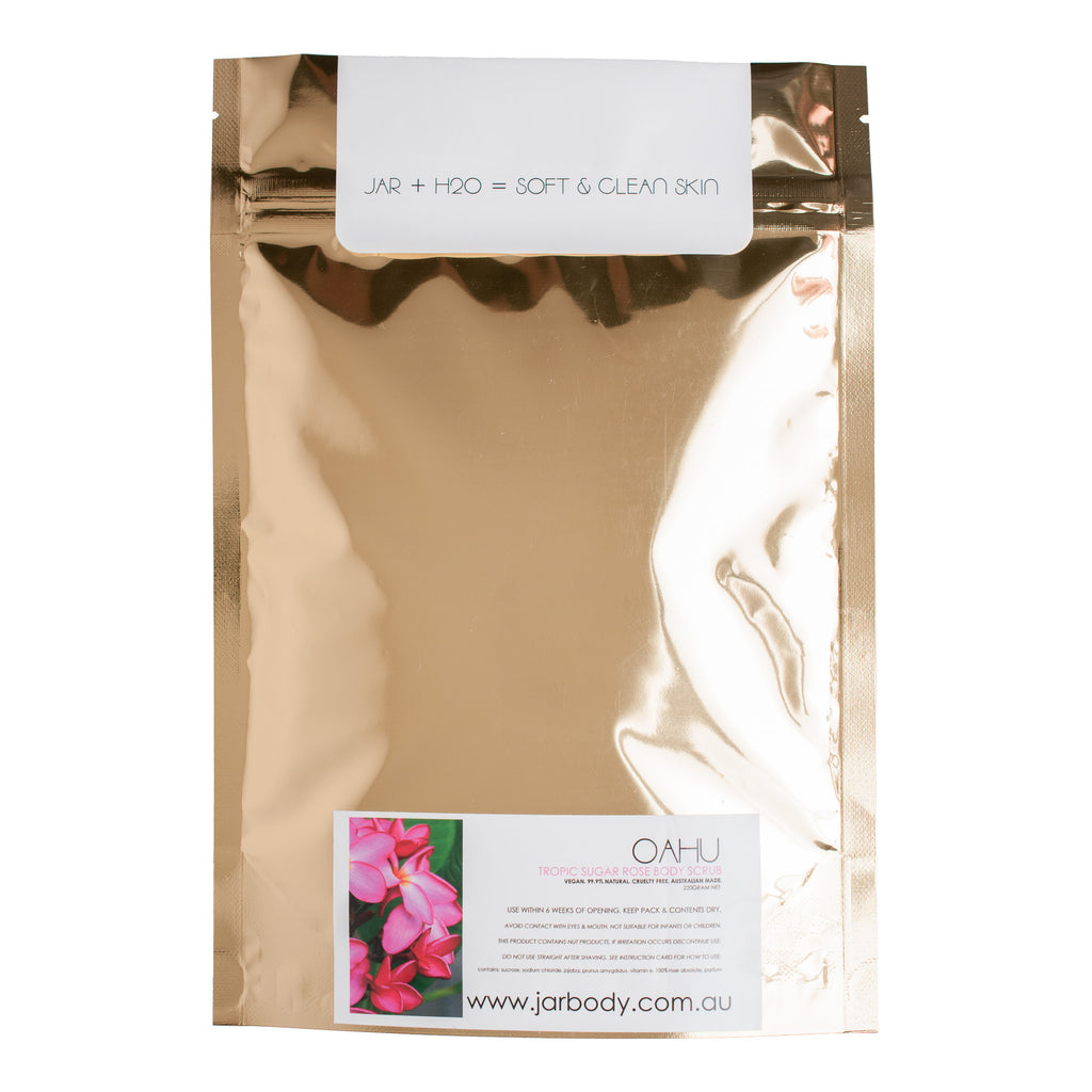 Jar Body: Oahu Tropic Rose Body Scrub - Luxe Gifts™
 - 2