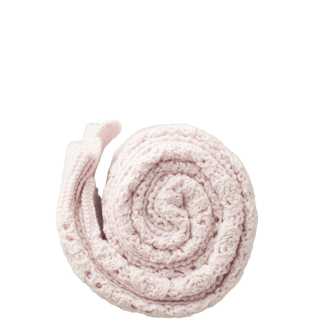 Little Bonbon: Lattice Mushroom Pink Baby Shawl - Luxe Gifts™
 - 3