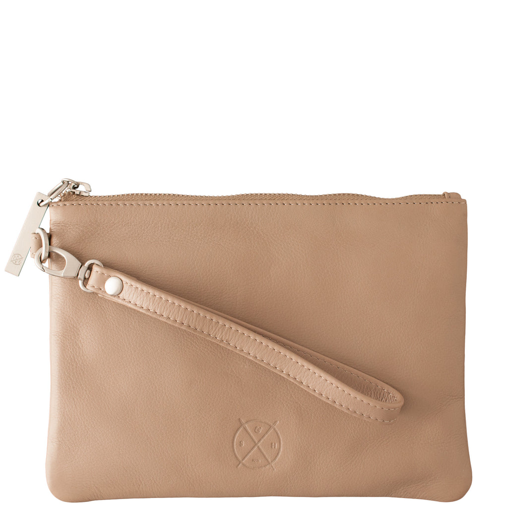 Stitch and Hide: Cassie Clutch Dusty Linen - Luxe Gifts™
 - 1