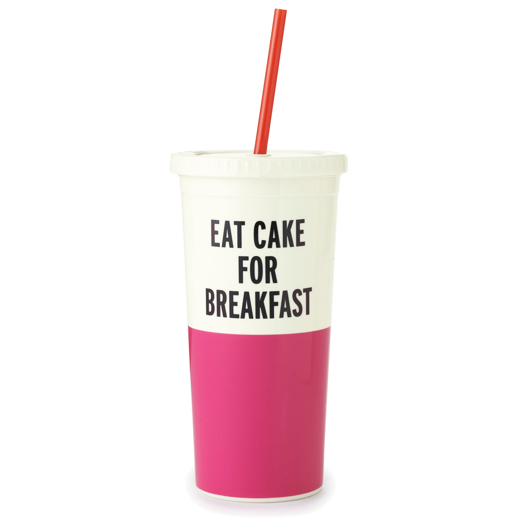 Kate Spade New York: Eat Cake For Breakfast Tumbler - Luxe Gifts™
