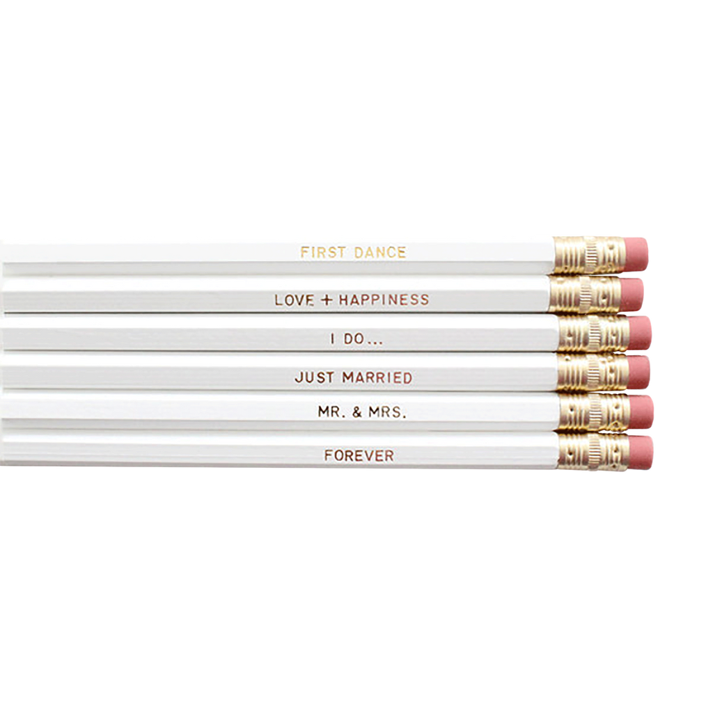 Miss Poppy Design: Ultimate Wedding Pencil Set - Luxe Gifts™
