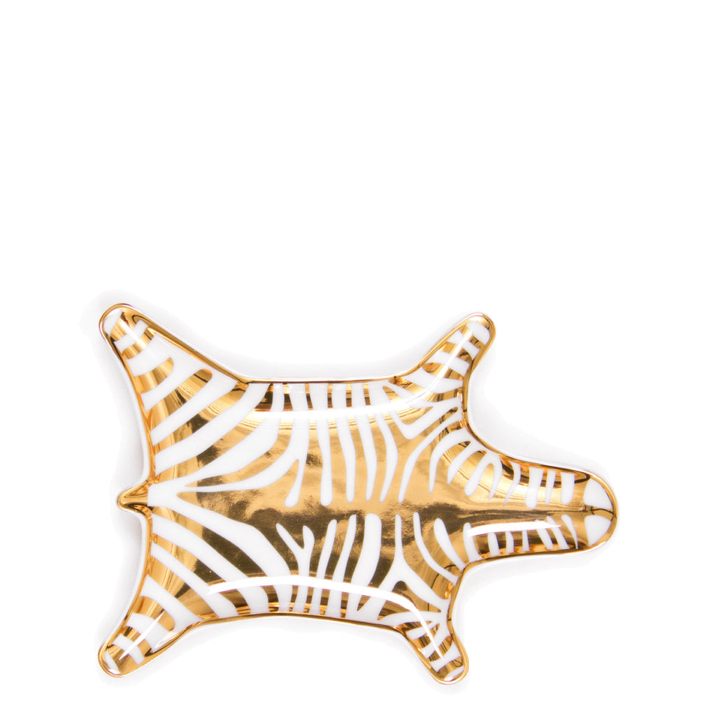Jonathan Adler Gold Zebra Stacking Dish - Luxe Gifts™
 - 1