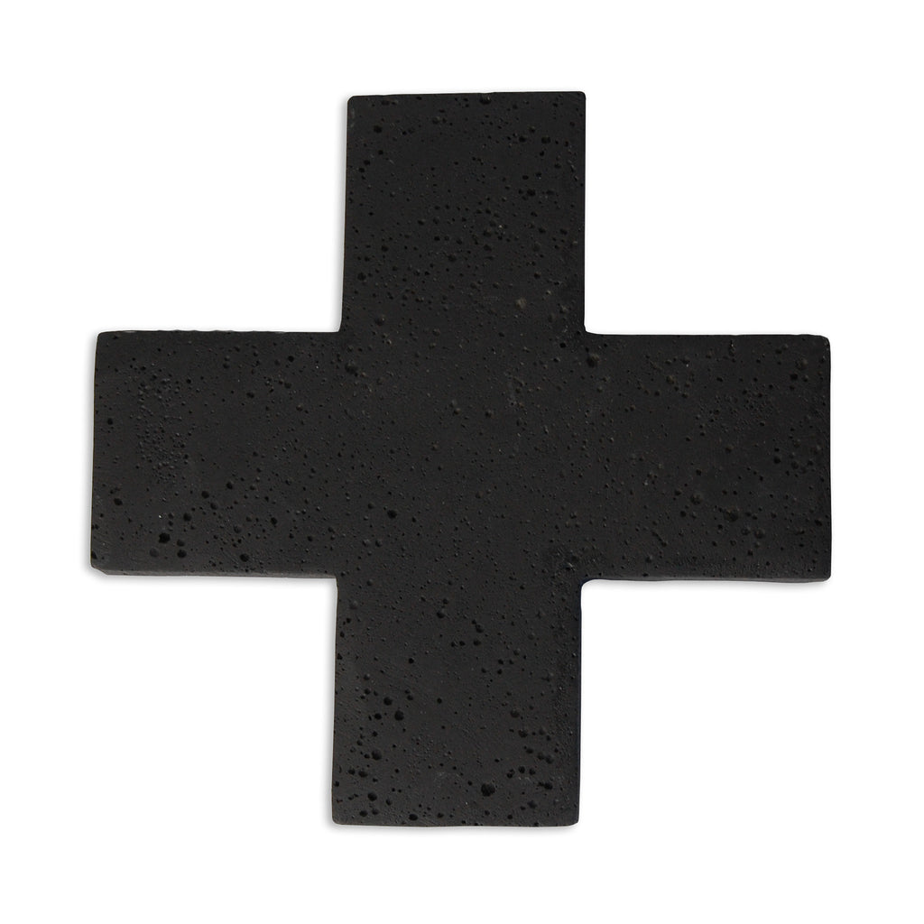 Zakkia: Cross Concrete Trivet Black - Luxe Gifts™
