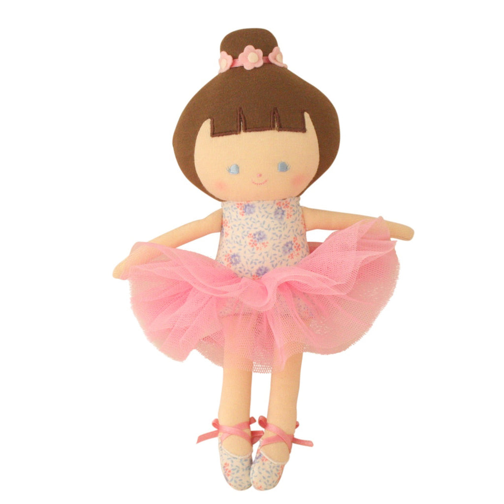 Alimrose: Baby Ballerina Doll Blue Floral - Luxe Gifts™
