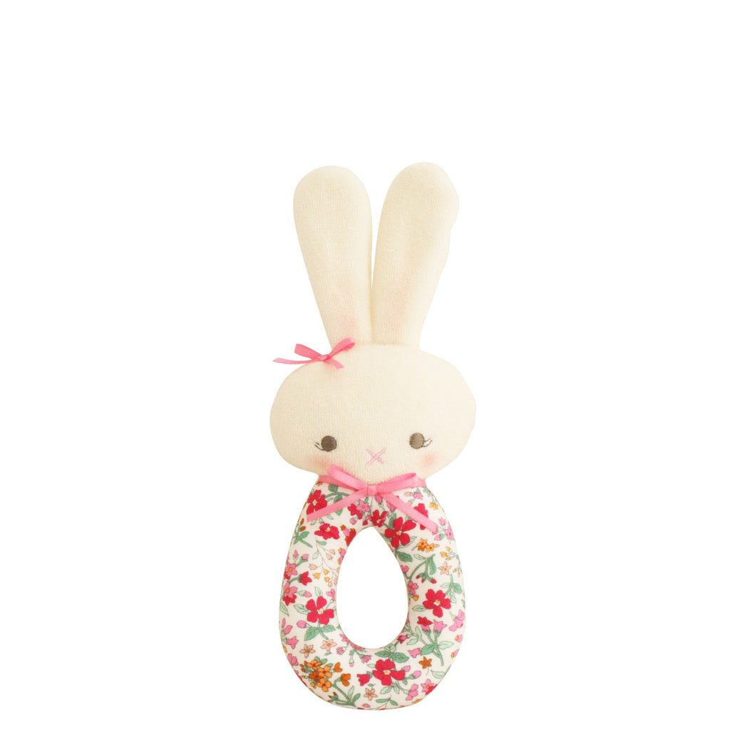 Alimrose: Hannah Bunny Grab Rattle Flower Bouquet - Luxe Gifts™
