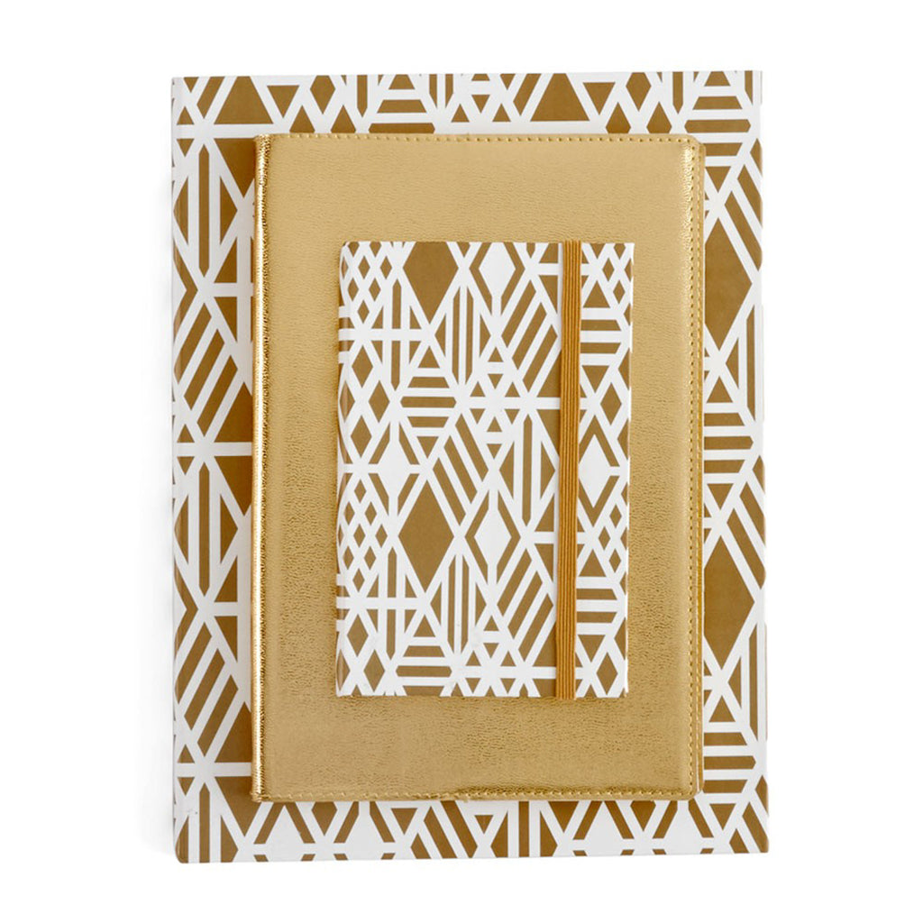Gold Deco Notebook Large - Luxe Gifts™
 - 2