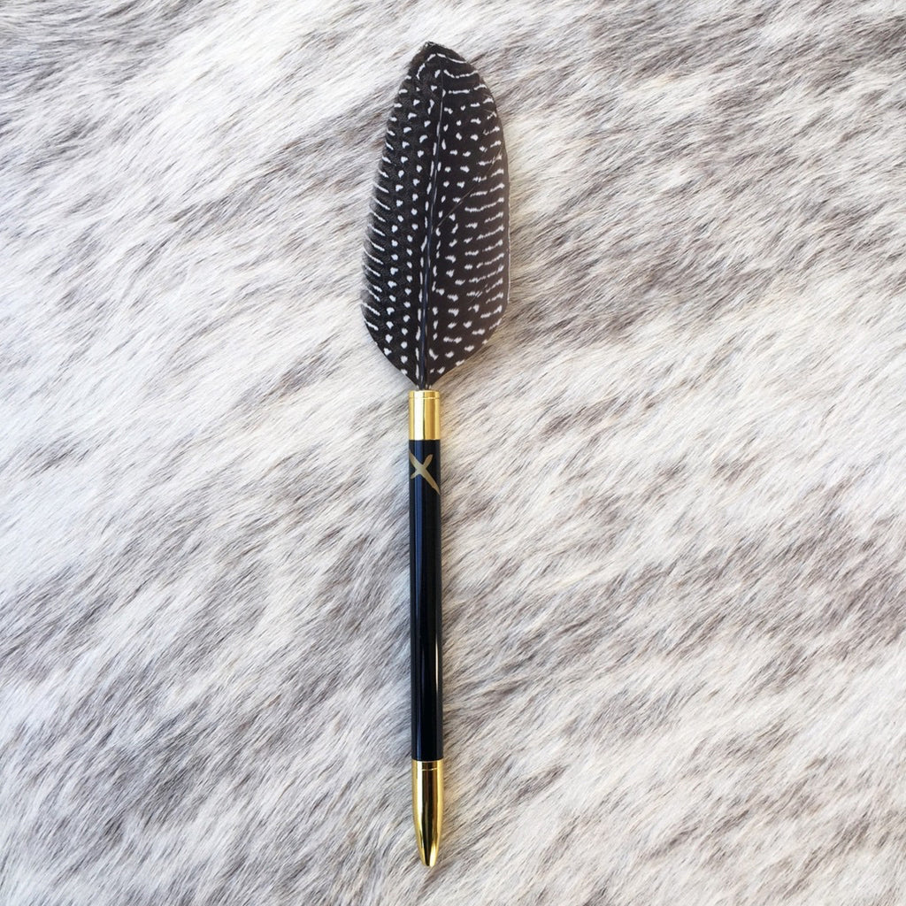 Jot it down: Phoenix Feather Pen Speckled - Luxe Gifts™
 - 1
