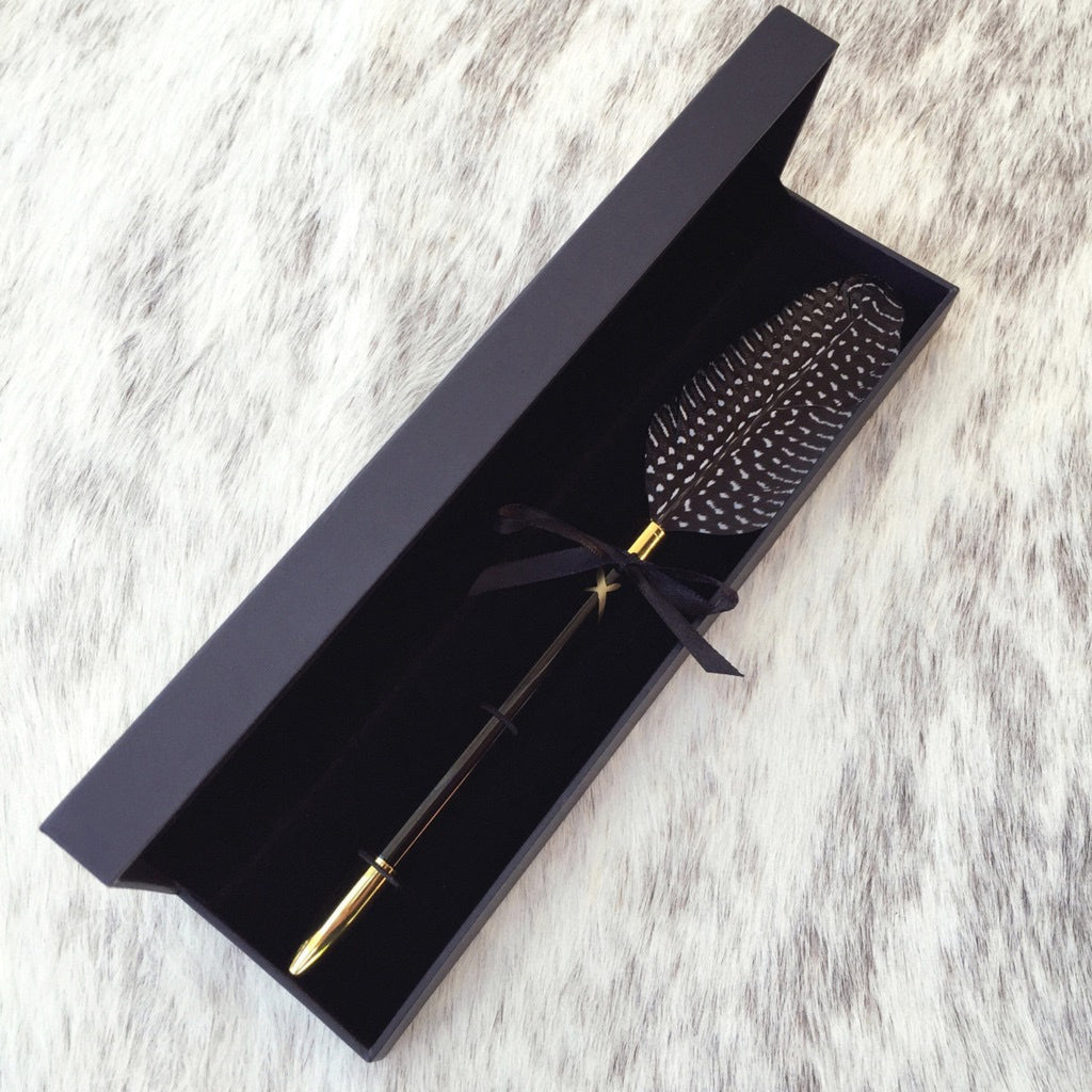 Jot it down: Phoenix Feather Pen Speckled - Luxe Gifts™
 - 3