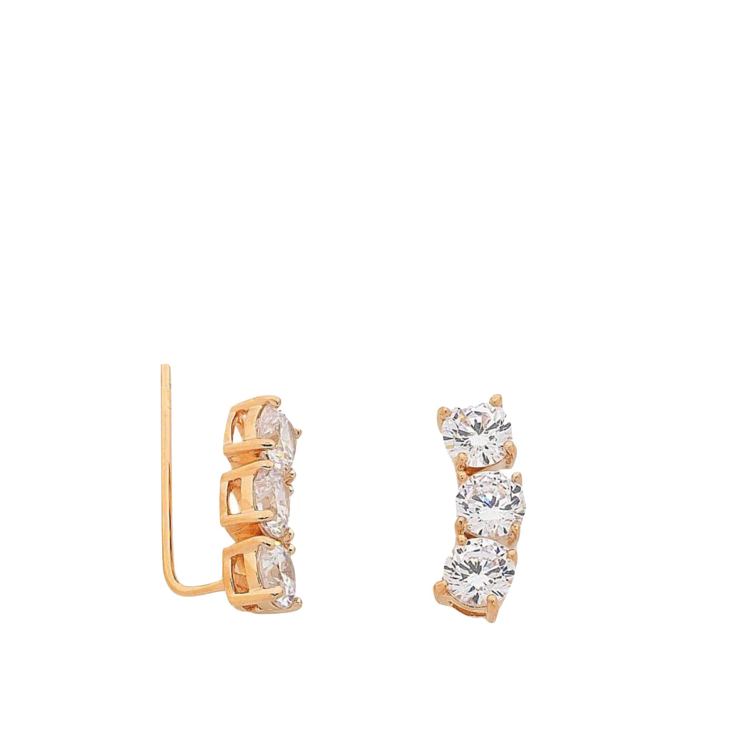 Liberte: Queenie Rose Gold Earring - Luxe Gifts™
 - 1
