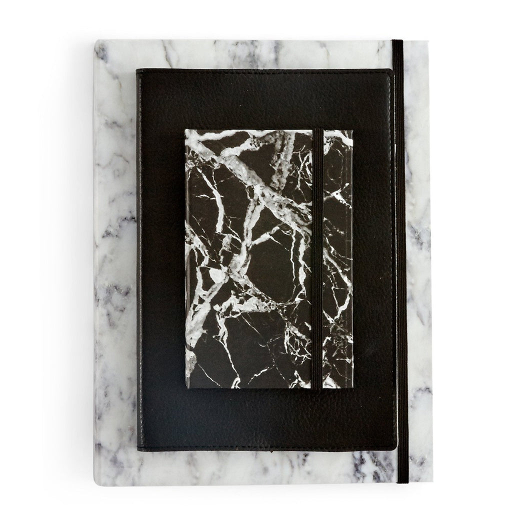Black Marble Notebook Small - Luxe Gifts™
 - 2
