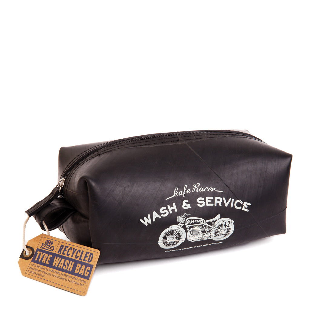 Cafe Racer Recycled Tyre Washbag - Luxe Gifts™
