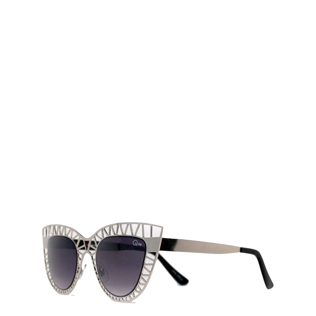 QUAY Australia: Steel Cat Sunglasses in Silver - Luxe Gifts™
 - 2