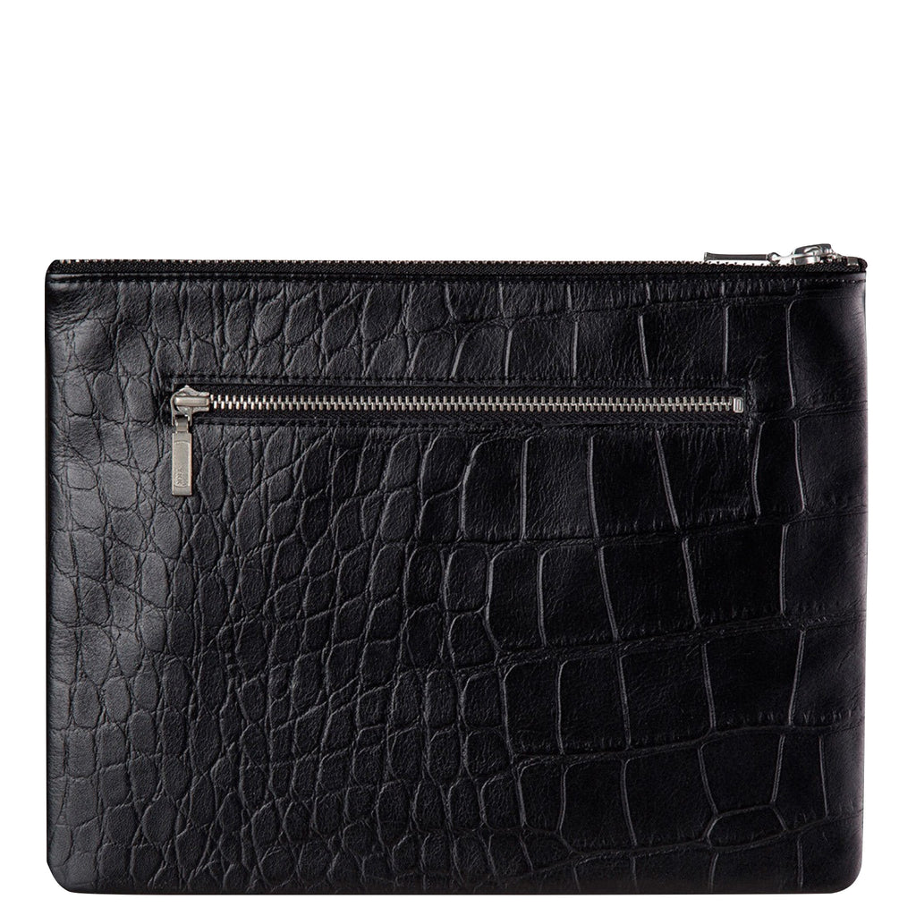 Status Anxiety: Anti Heroine Clutch Black Croc - Luxe Gifts™
 - 2