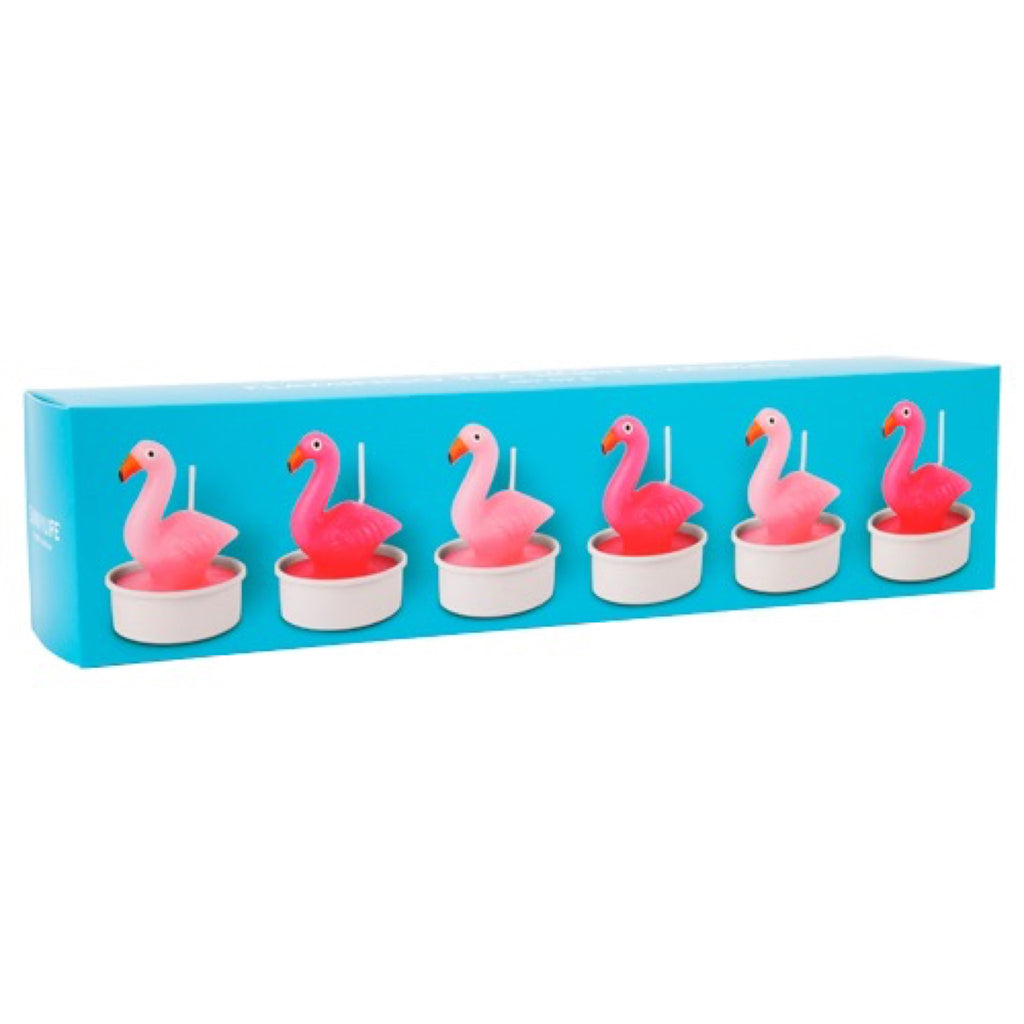 Sunnylife: Flamingo Tealight Candle 6 Set - Luxe Gifts™
 - 2